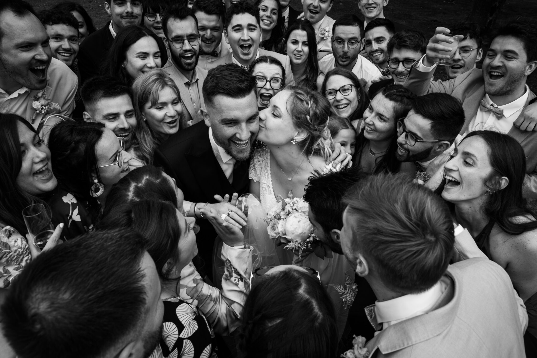 photographe mariage photos de groupe angers