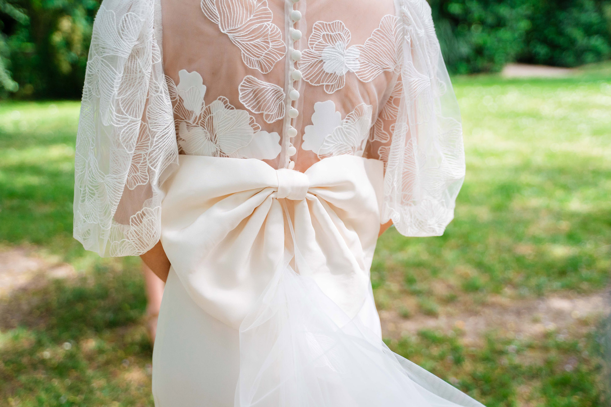 noeud robe de mariee couture tours