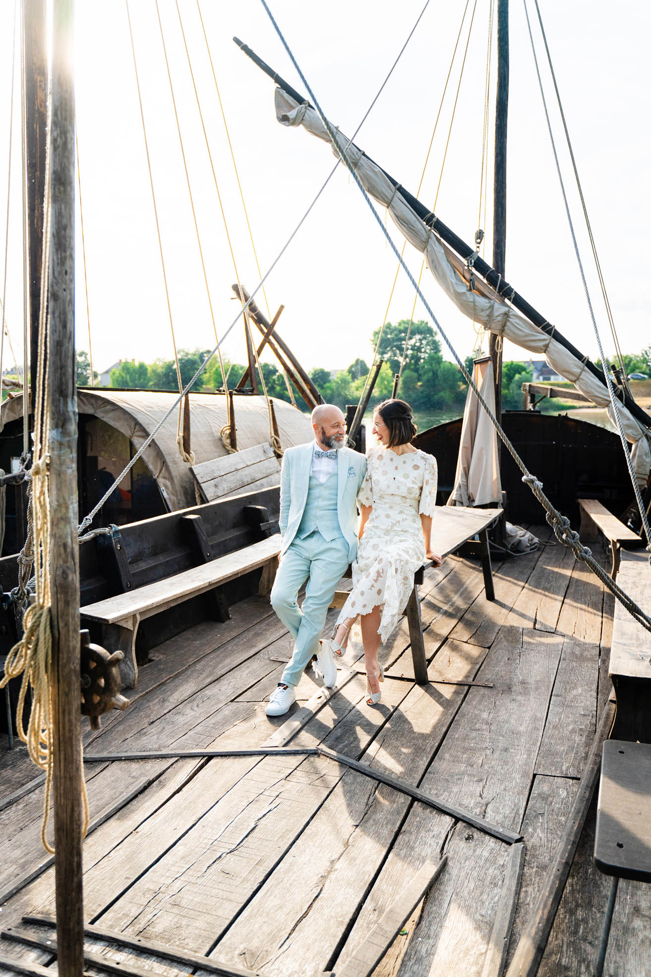 gabarre loire cocktail mariage tours