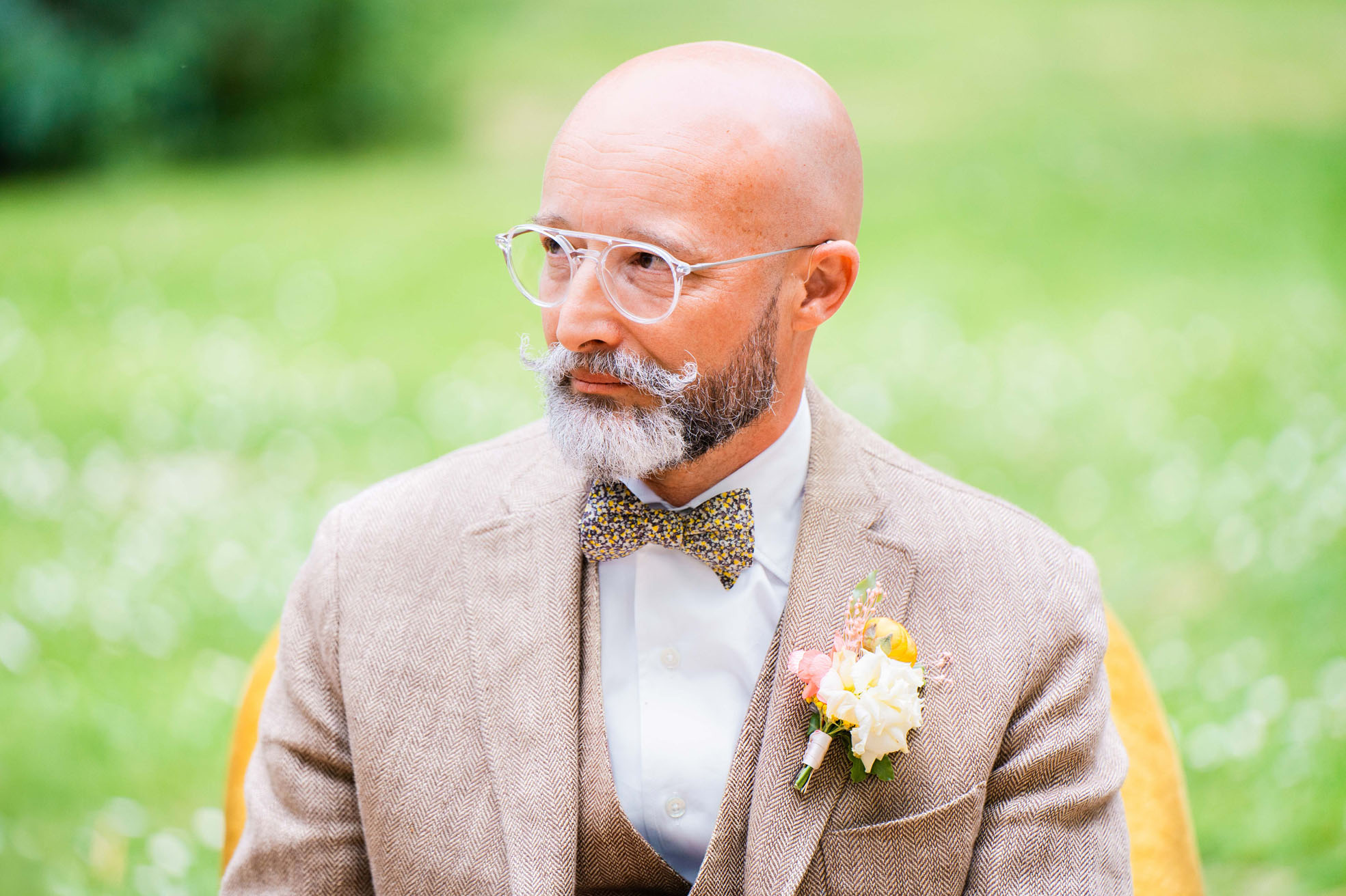 costume chemise pantalon beige homme mariage angers