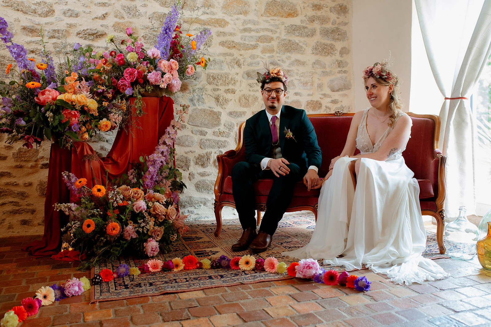 ceremonie Laique decor arche mariage nantes