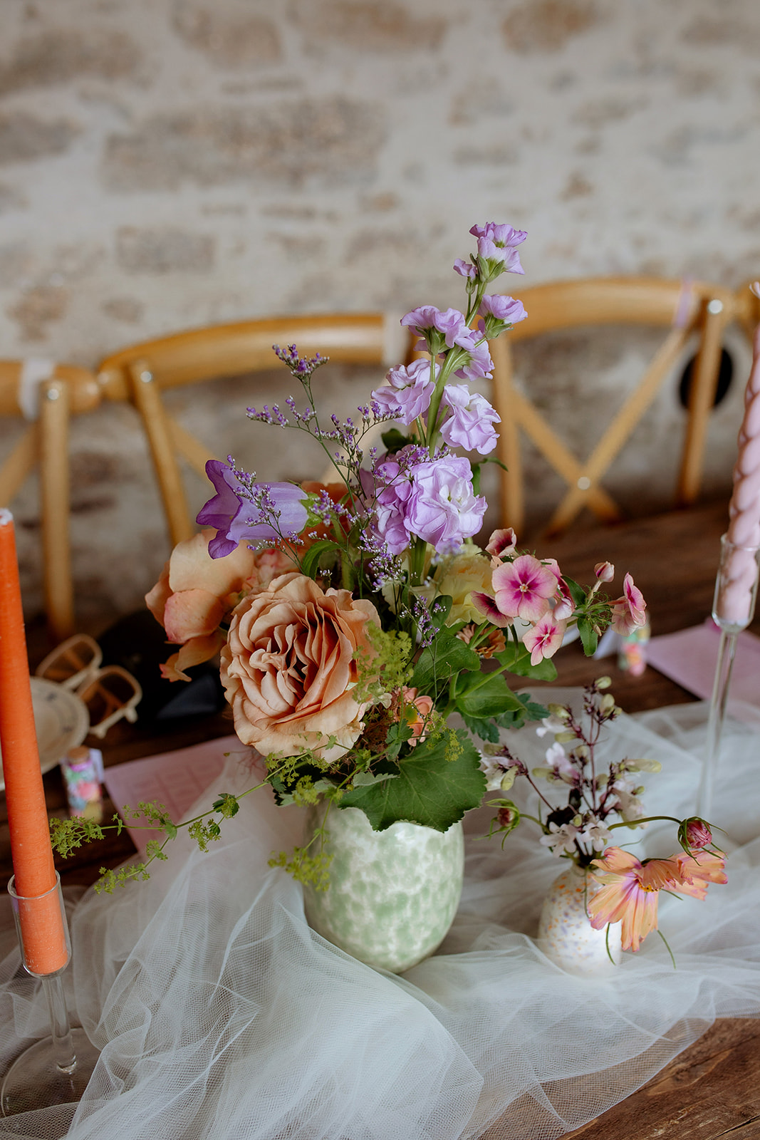 centre de table fleuri fleuriste ecoresponsable