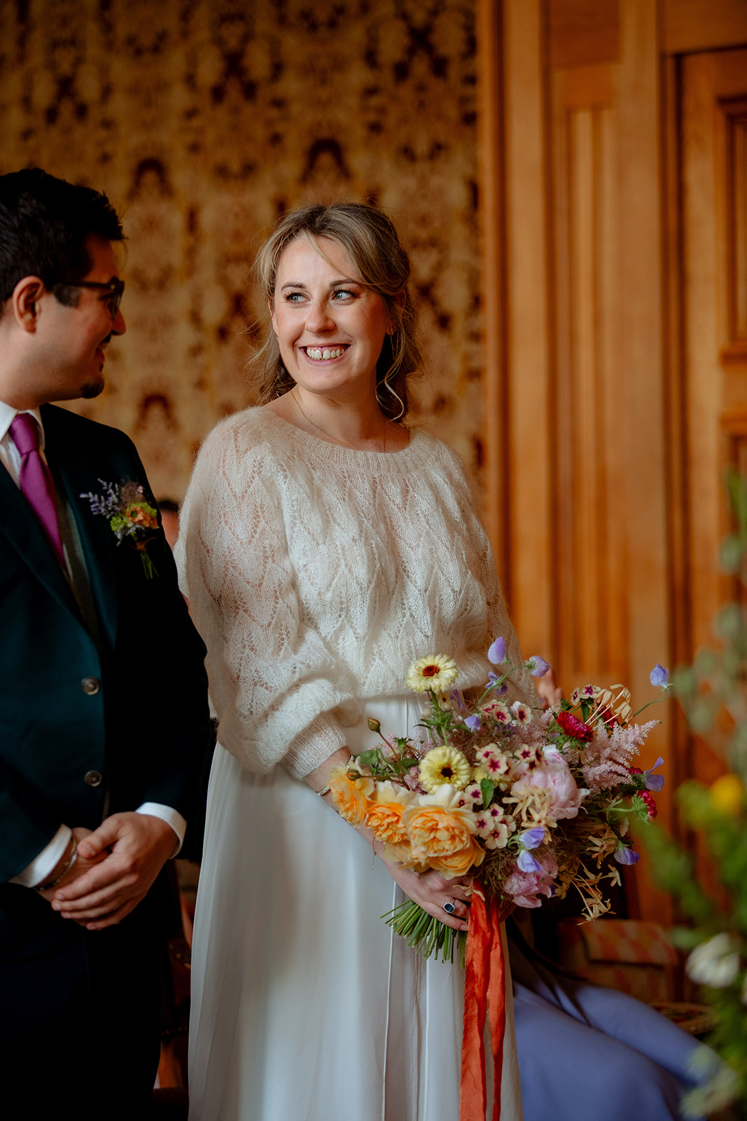 bouquet de mariee moderne ecoresponsable nantes