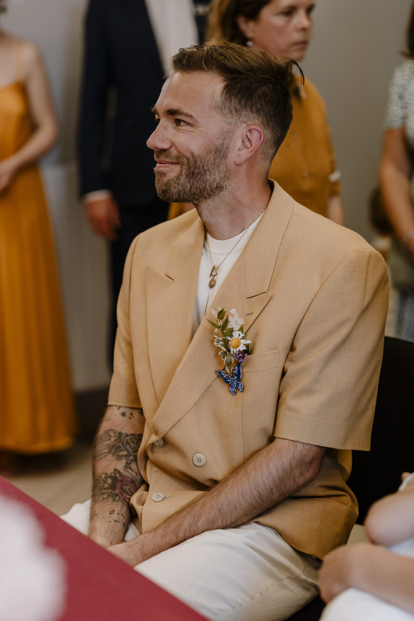 veste costume marié manches courtes le mans