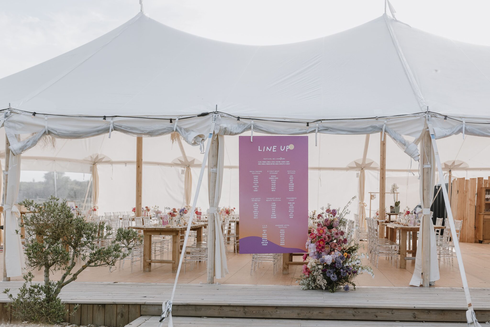 plan de table personnalisé mariage le mans