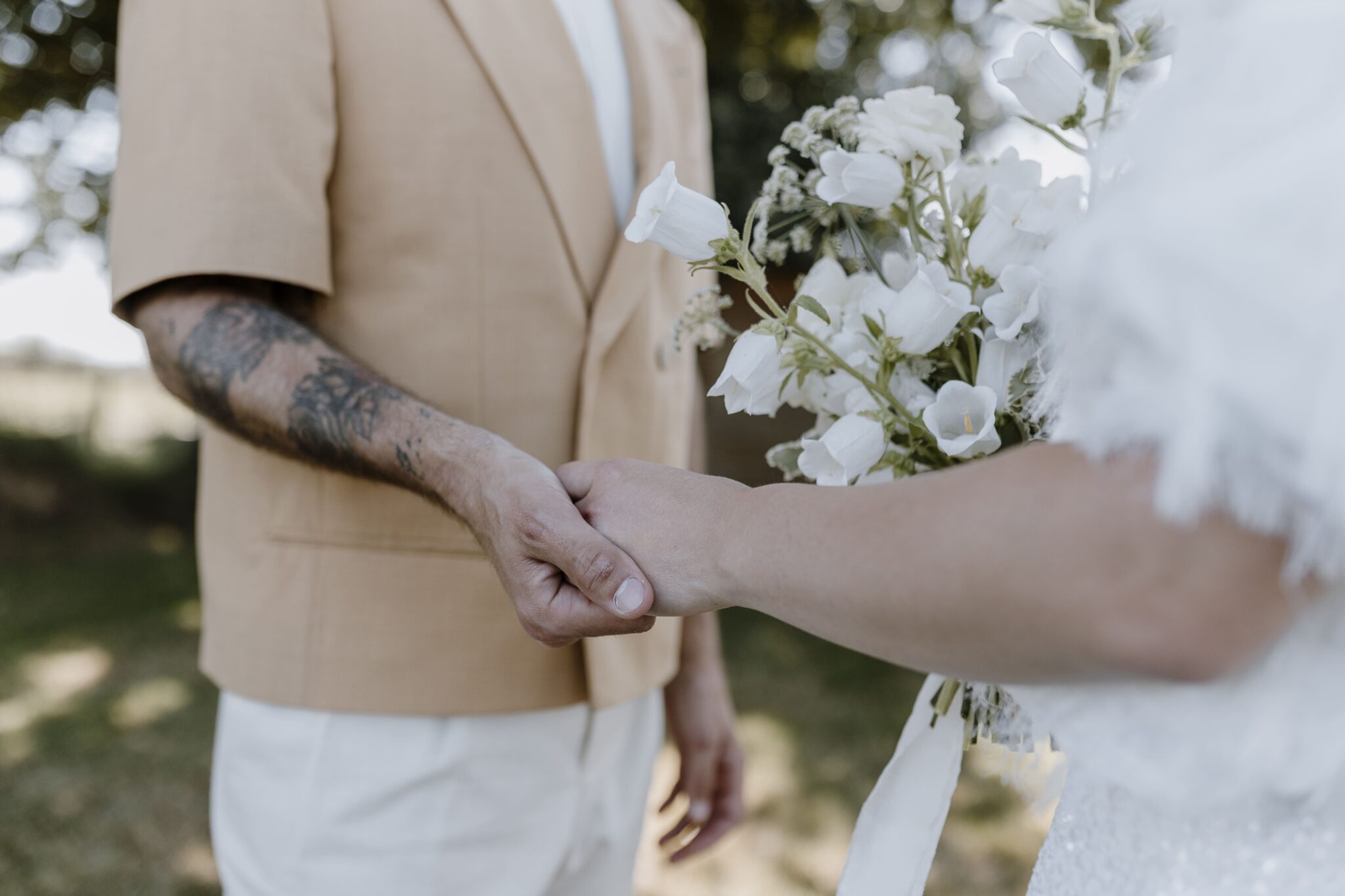 bouquet de mariée minimaliste le mans