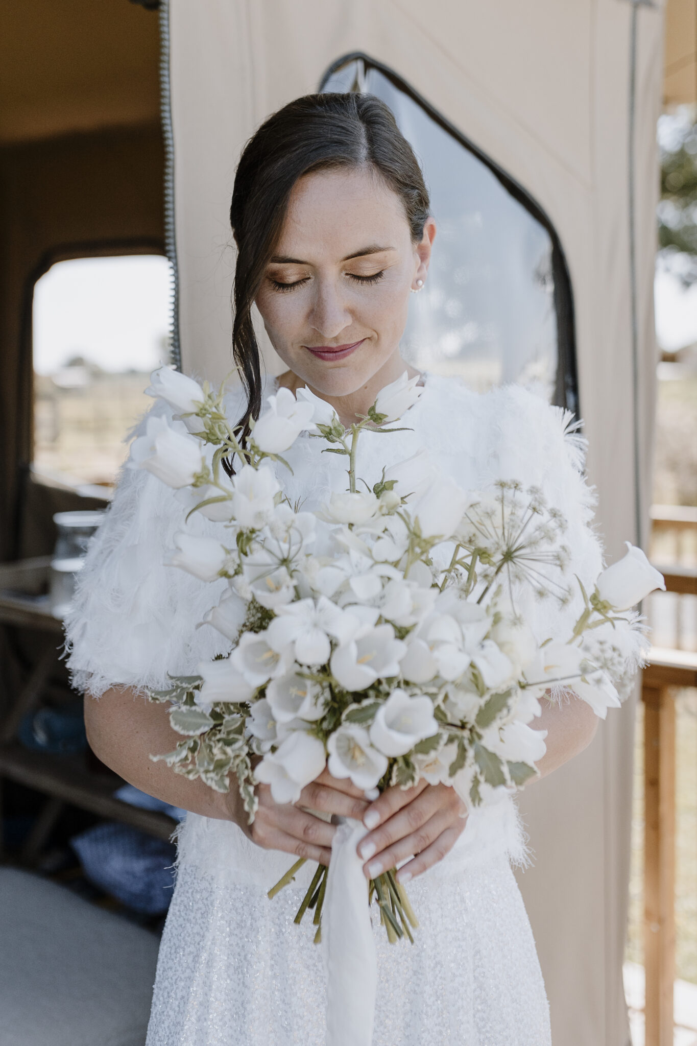 bouquet de mariée blanc pays de la loire