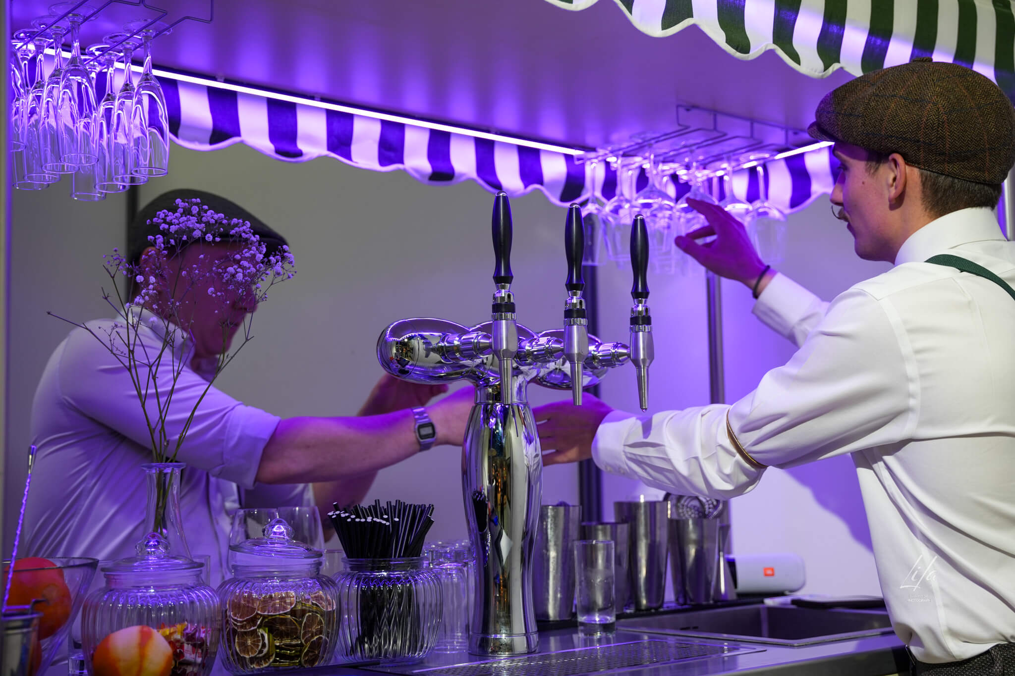 Mixologue Chariot a Bulles service professionnel mariage anjou
