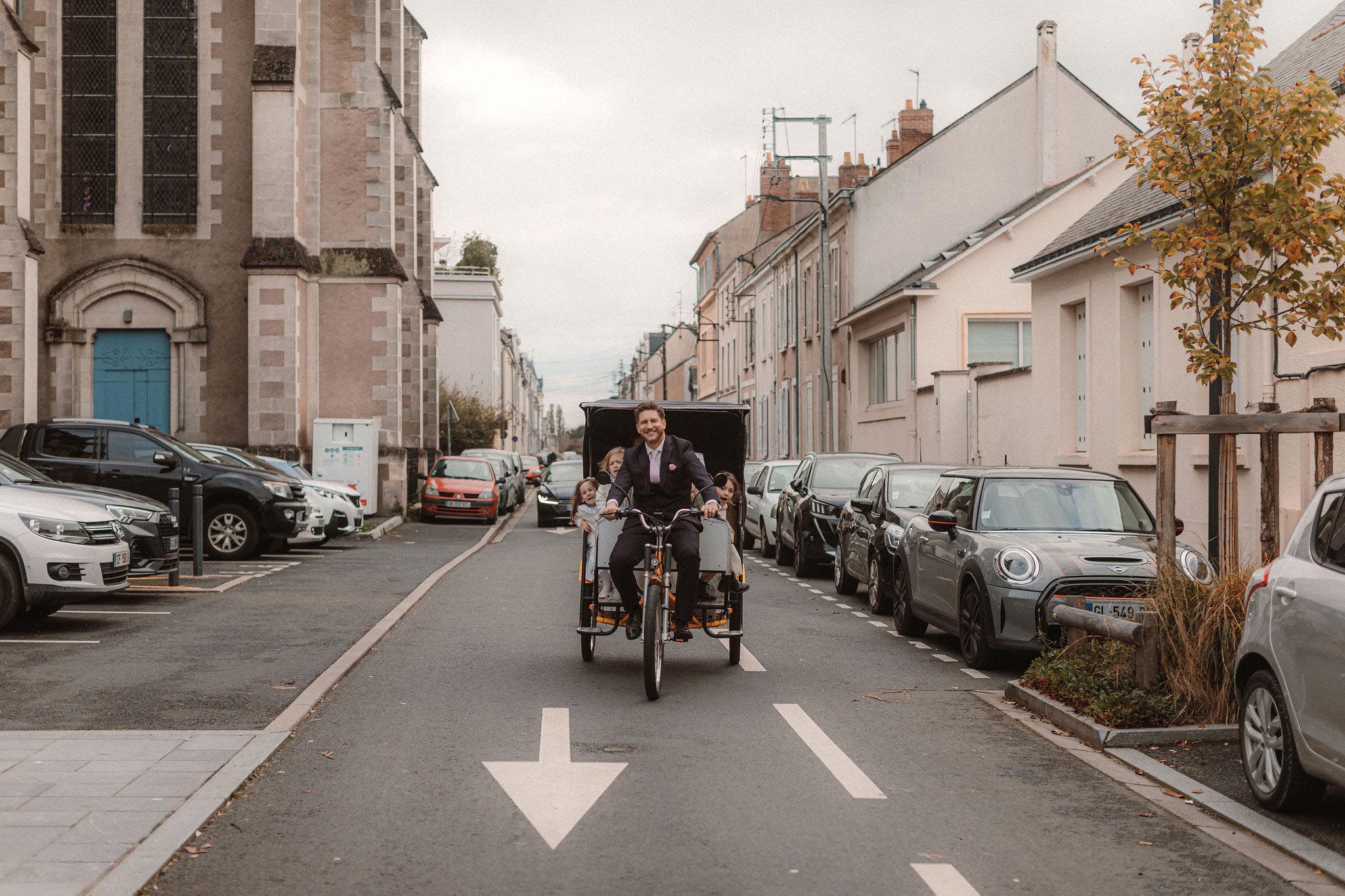 caleche tricycle truck mariage saumur